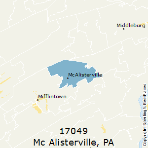 Mc_Alisterville,Pennsylvania County Map