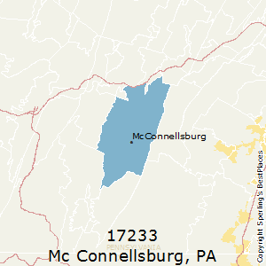 Mc_Connellsburg,Pennsylvania County Map