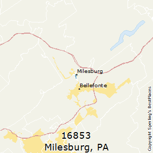 Milesburg,Pennsylvania County Map