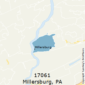 Millersburg,Pennsylvania County Map
