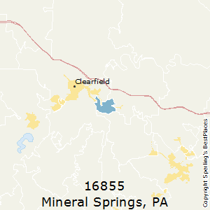 Mineral_Springs,Pennsylvania County Map
