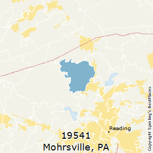 Mohrsville,Pennsylvania County Map