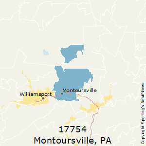 Montoursville,Pennsylvania(17754) Zip Code Map