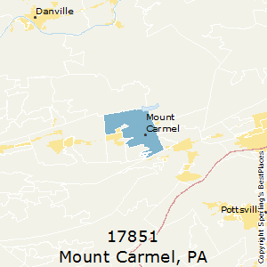Mount_Carmel,Pennsylvania County Map