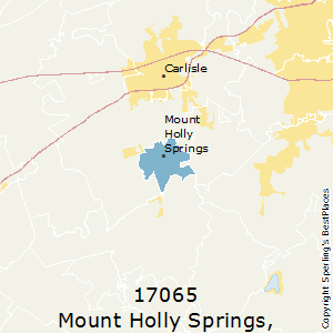Mount_Holly_Springs,Pennsylvania County Map