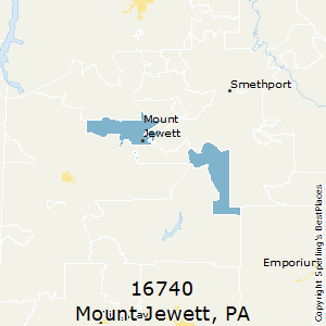 Mount_Jewett,Pennsylvania County Map