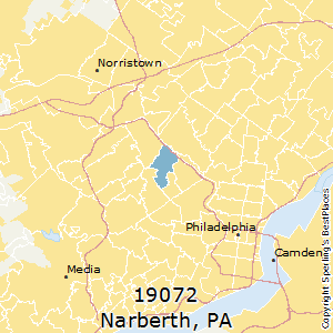 Narberth,Pennsylvania County Map