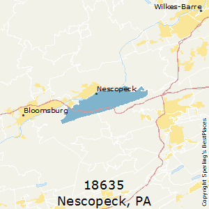 Nescopeck,Pennsylvania County Map