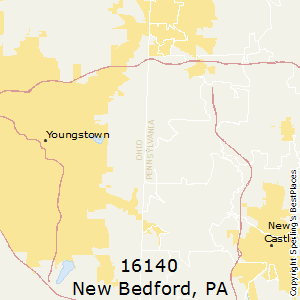 New_Bedford,Pennsylvania County Map