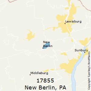 New_Berlin,Pennsylvania County Map