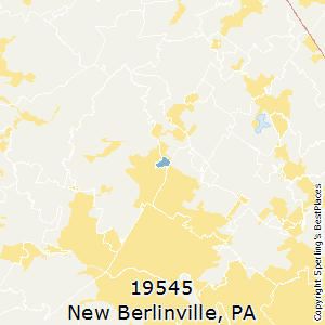 New_Berlinville,Pennsylvania County Map