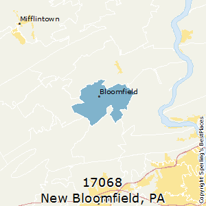 New_Bloomfield,Pennsylvania County Map