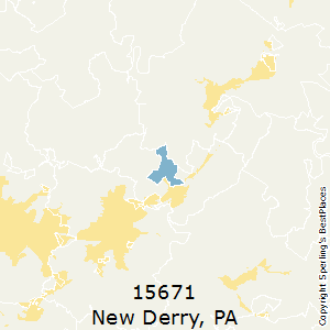 New_Derry,Pennsylvania County Map