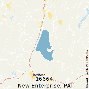 New_Enterprise,Pennsylvania County Map