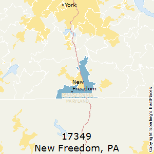 New_Freedom,Pennsylvania County Map