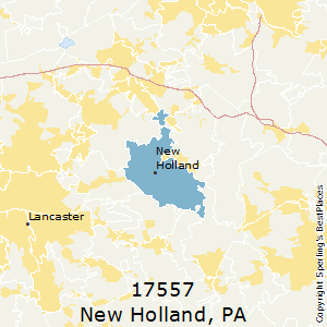 New_Holland,Pennsylvania County Map