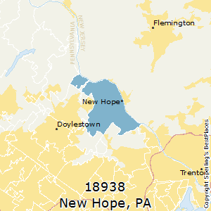 New_Hope,Pennsylvania County Map
