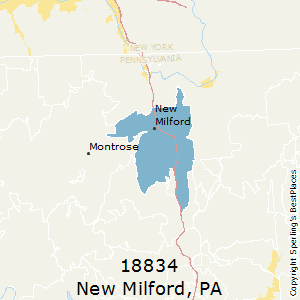 New_Milford,Pennsylvania County Map