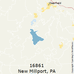 New_Millport,Pennsylvania County Map