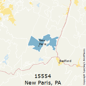 New_Paris,Pennsylvania County Map