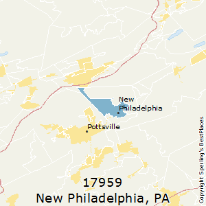 New_Philadelphia,Pennsylvania County Map
