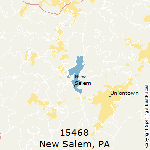 New_Salem,Pennsylvania County Map