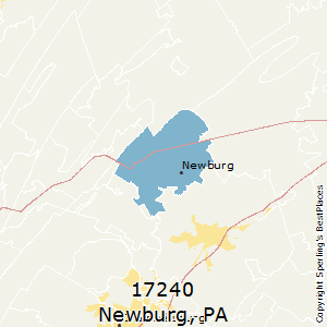 Newburg,Pennsylvania County Map