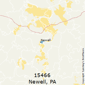 Newell,Pennsylvania County Map