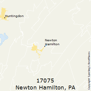 Newton_Hamilton,Pennsylvania County Map