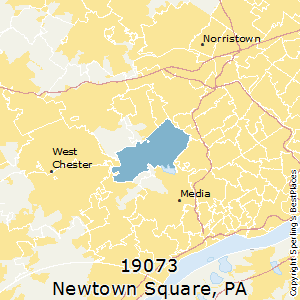 Newtown_Square,Pennsylvania County Map