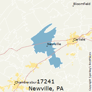 Newville,Pennsylvania County Map