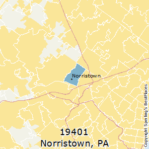 Norristown,Pennsylvania County Map