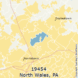 North_Wales,Pennsylvania County Map