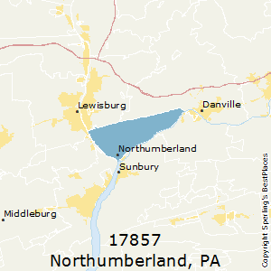 Northumberland,Pennsylvania County Map