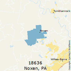 Noxen,Pennsylvania County Map