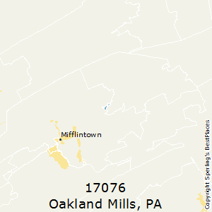 Oakland_Mills,Pennsylvania County Map