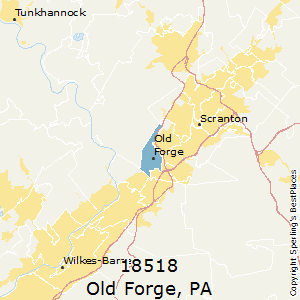 Old_Forge,Pennsylvania County Map