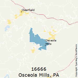 Osceola_Mills,Pennsylvania County Map