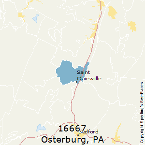 Osterburg,Pennsylvania County Map