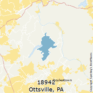Ottsville,Pennsylvania County Map