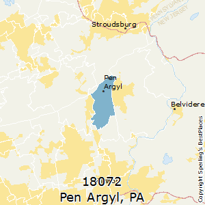 Pen_Argyl,Pennsylvania County Map
