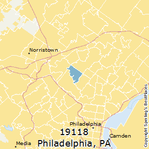 Philadelphia,Pennsylvania County Map