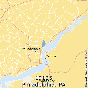 19125 Zip Code Map Best Places to Live in Philadelphia (zip 19125), Pennsylvania