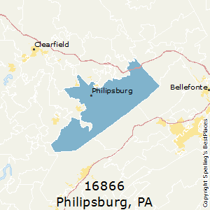Philipsburg,Pennsylvania County Map