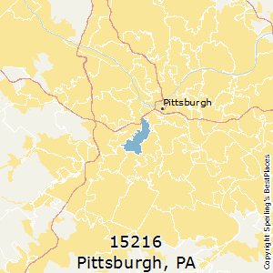 Pittsburgh,Pennsylvania County Map