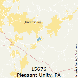 Pleasant_Unity,Pennsylvania County Map