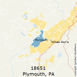 Plymouth,Pennsylvania County Map