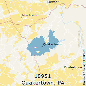 Quakertown Zip Code Map Best Places To Live In Quakertown (Zip 18951), Pennsylvania