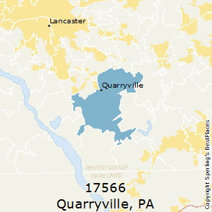 Quarryville,Pennsylvania County Map