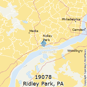 Ridley_Park,Pennsylvania County Map